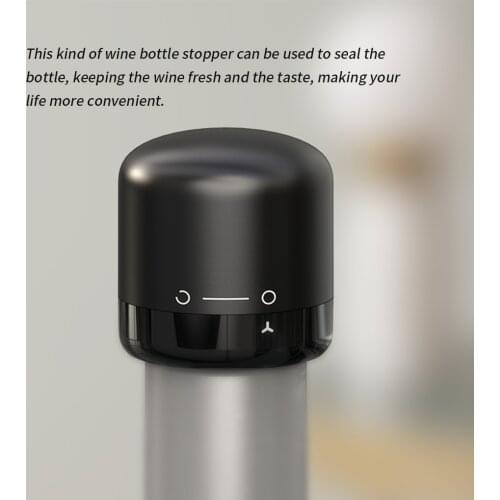 1pcs Vacuum Red Wine Bottle Cap Stopper Silicone Sealed Champagne Bottle Stopper Vacuum Retain Freshness Wine Plug Bar Tools