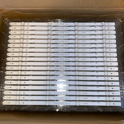 10set=80pcs LED backlight strip for LG innotek 15.5Y 49inch 49UH61_UHD_A B 49UH603V 49UH601V 49UH620V EAY63192605
