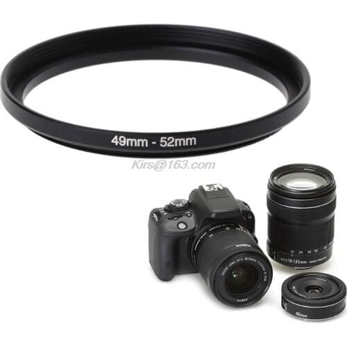 49mm To 52mm Metal Step Up Rings Lens Adapter Filter Camera Tool Accessories New