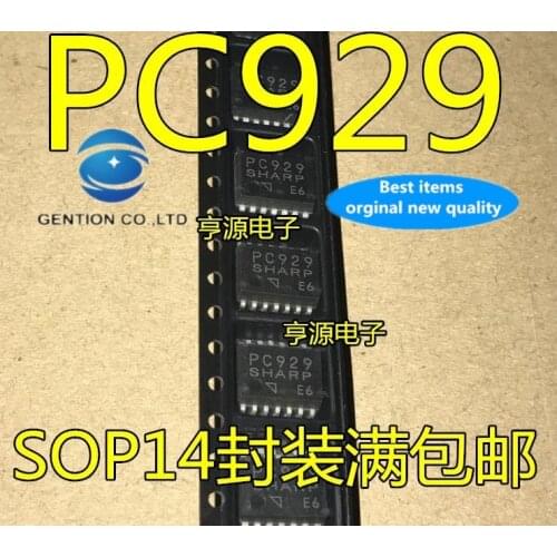 5PCS PC929 SOP-14 light coupling isolator photoelectric coupler chip in stock 100% new and original