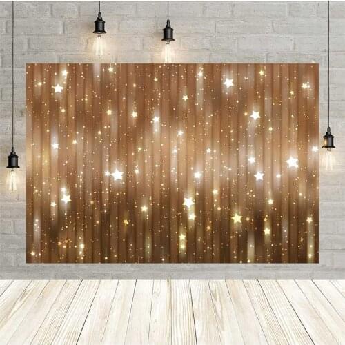 Avezano Twinkle Little Star Backdrop For Photography Gold Glitter Dot Light Wedding Birthday Baby Shower Background Photo Studio