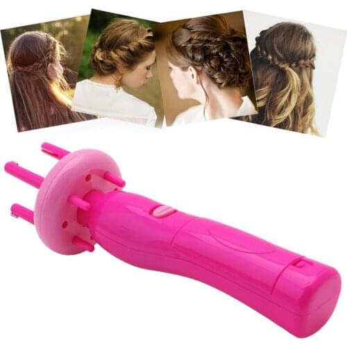 Automatic Twist Braid Knitted Device 4 Head Hair Braiders Style Gadget For Women 95AC