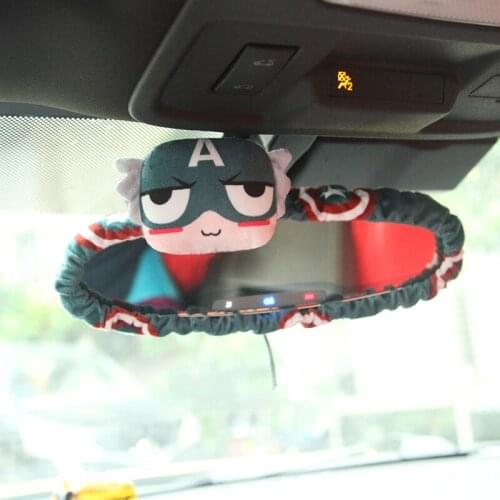 Car decoration mirror cute cartoon car supplies creative rearview mirror car decoration interior decoration package
