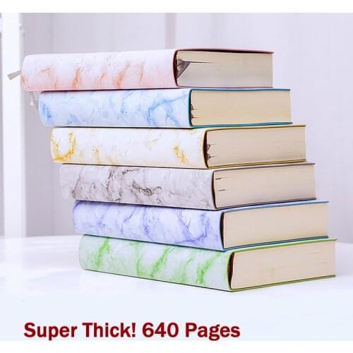 Super Thick 640Pages Ruled Notebook A5 Daily Notebook Life Records Best sketchbook for 3-4 Years blank Writing traveling journal