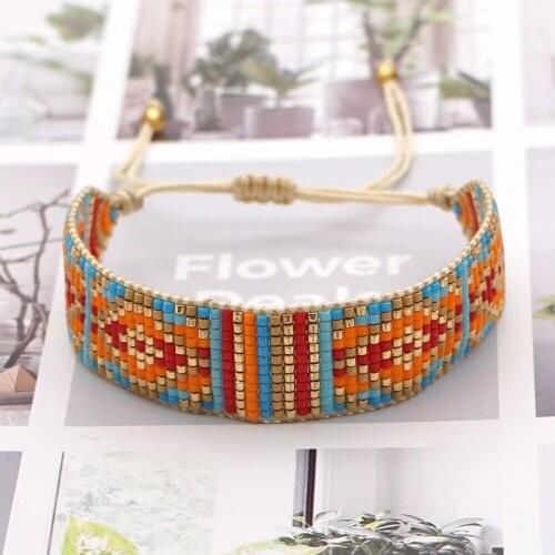 Lovers Beaded Miyuki Rice Bead Braided Wide Bracelet Bracelet Couple Couples Gifts Lightning Offers Bracelets Woman Fashion 2021