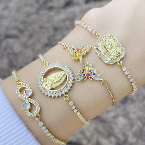 EYER Top Grade Natural Stone Black Hair Crystal Bracelet For Women Luxury Special Jewelry Bridal Wedding Band Bracelet