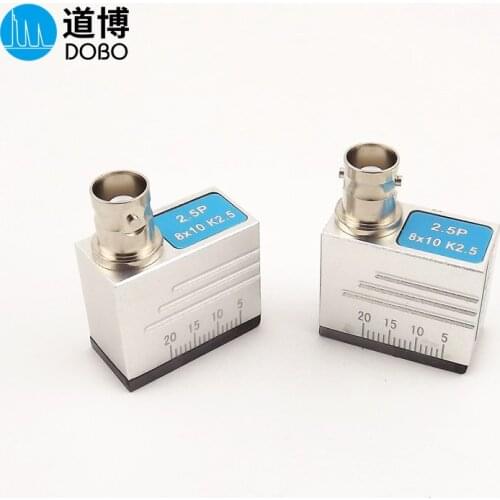 DOBO 2.5P8 X 10K2.5 Upper Interface Ultrasonic Flaw Detector Oblique Probe Universal Weld Steel Pipe Detection UT Transverse Wav