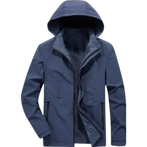 2021 Spring Fashion Mens Classic Urban Jackets Military Business Outfit Streetwear Casual Sports Tops Male Slim Fit Windbreaker