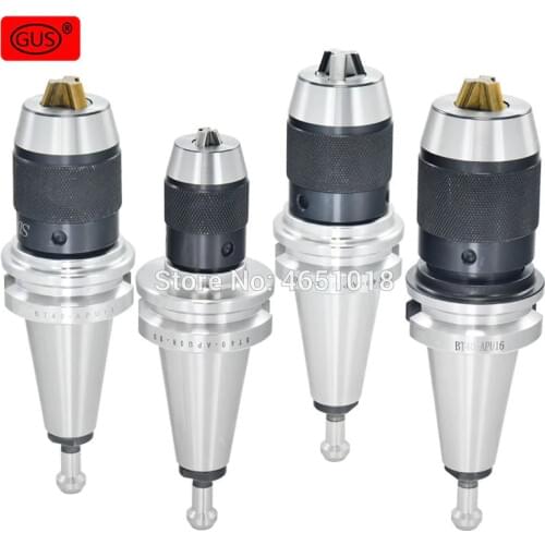 GUS 1PCS BT30 BT40 NT30 NT40 APU08 APU13 APU16 80L 100L 110L High precision CNC integrated self-tightening drill chuck