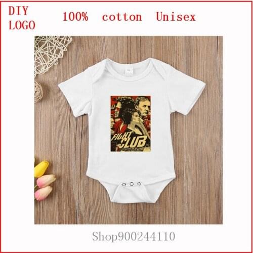 Fashion Brad Pitt TV movie Cute Newborn Baby Rompers Summer Short Sleeve Bodysuits Baby Boy Girl Onesie Clothes One-Pieces