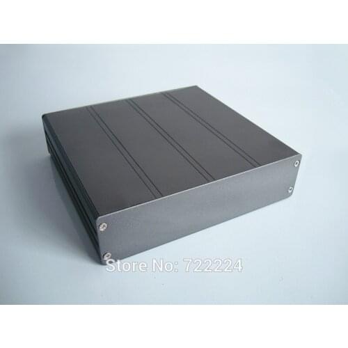 One pcs 157*40*145mm aluminium housing for electronic electronic project enclosure with heatsink housing DIY aluminum PCB shell