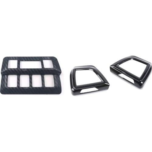 Console Headlight Switch Panel Cover for Subaru XV Crosstrek Impreza 2018-2020 & Car Side A/C Air Outlet Vent Frame