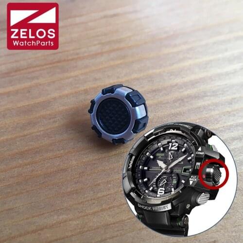 Steel waterproof crown for CASIO G-Shock 48mm quartz watch GW-A1100 parts tools