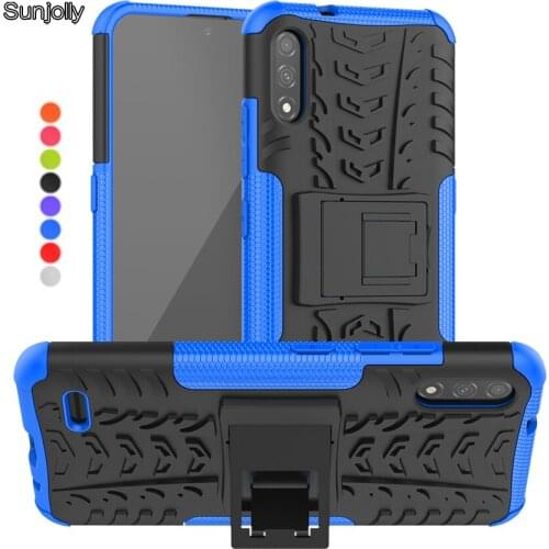 Sunjolly Case for LG K22 Hyun Tough Armor Heavy Duty Phone Case Capa PC+TPU Stand Holder Case Cover Hybrid Silicone coque fundas