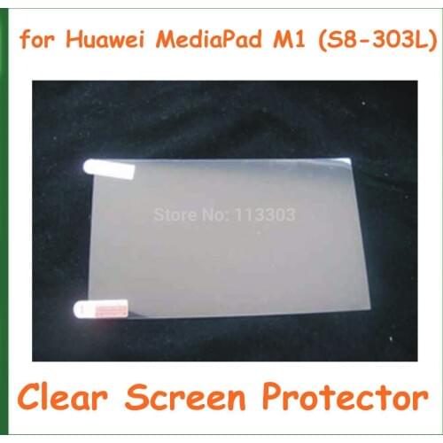 20pcs Ultra Clear Screen Protector Protective Film for Huawei MediaPad M1 S8-303L 8 inch Tablet PC NO Retail Package