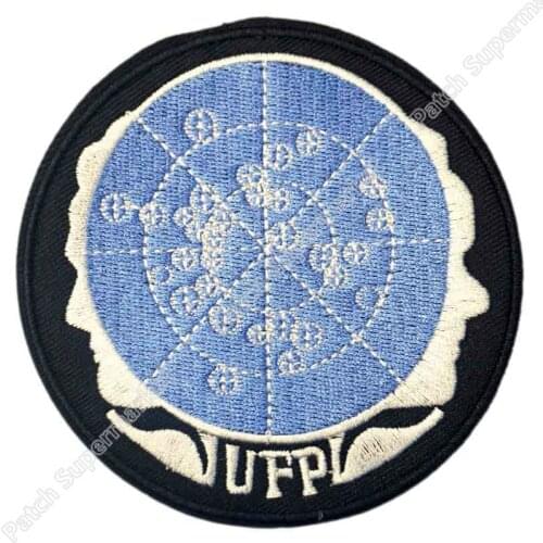3.9" United Federation of Planets UFP TV Movie Film Embroidered Iron On Patch T-shirt Applique Badge Dropship gift