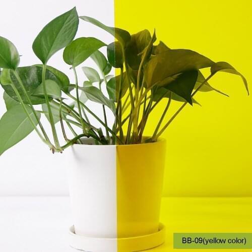 HOHOFILM 50cmx300cm Yellow Window Film House Glass film With Blue Home tint Glass Sticker adhesive sticker 20''x118