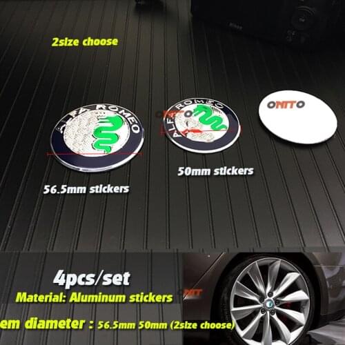 4pcs 56.5MM Auto Car Accessories Decals 50mm 56mm Auto Car Wheel Center Hub Cap Wheel Badge Emblem Stickers 100% New 2.2" Gold