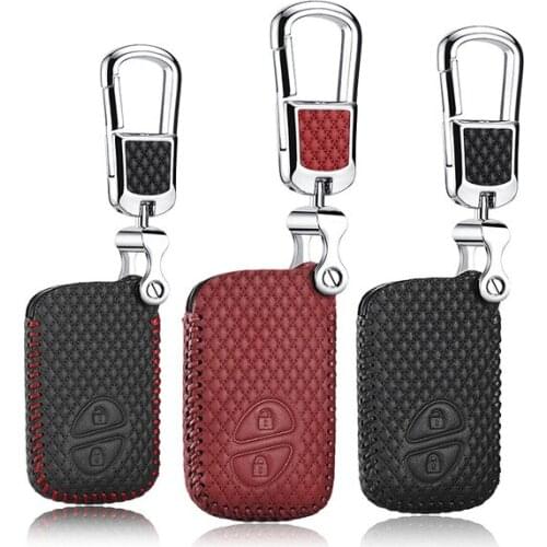 LUCKEASY car key cover for Lexus CT 2012 2013 2014 2015 Case Remote Keys Shell leather Free shipping