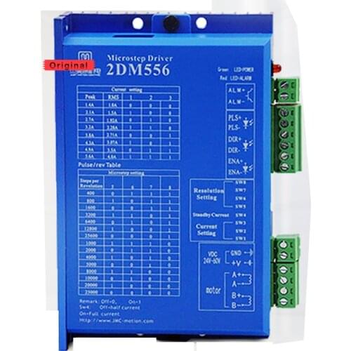 JMC 2 Phase 32bit DSP DC24 -60V 5.6A DM556 Digital Steeper Motor Driver CNC MODULKIT CNC Engraving Stepper Motor Drive
