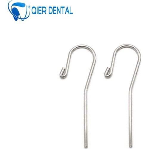 Dental Stainless Steel Lip Hook File Holders test wire touch probe for Apex Locator