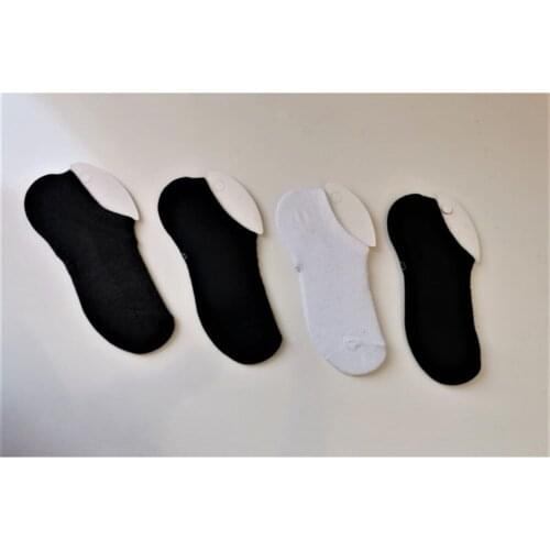 Child Stocking 4'lü Daily Socket socks Cotton-Spandex Black Cotton Polyester Solid