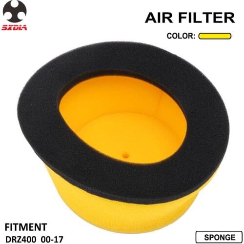 For Suzuki DRZ400 DRZ 400 2000 2001 2002 2003 2004 2005 2006 2007 2008-2017 Motorcycle Dual Foam Layer Sponge Air Cleaner Filter