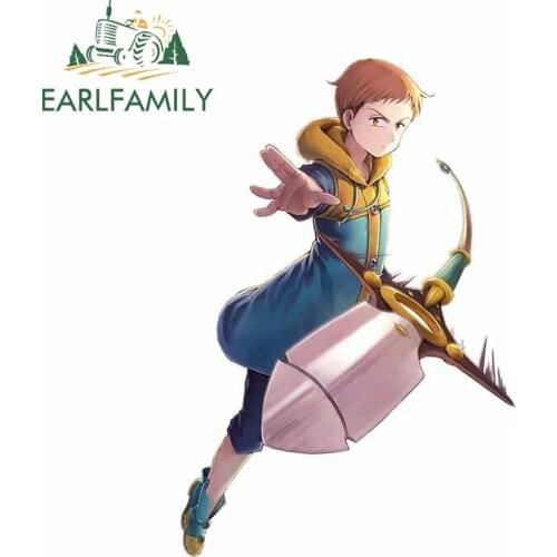 EARLFAMILY 13cm x 8.8cm For Seven Deadly Sins Funny Car Stickers Windshield Decal Waterproof Vinyl Material Decoration