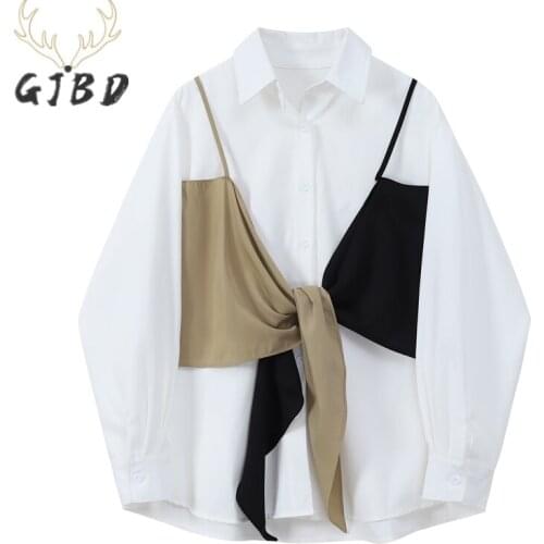 Женские белые рубашки GJBD China At AliExpress