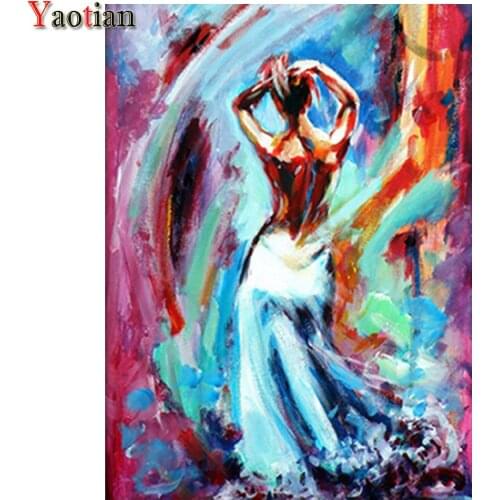 Hot sale!diamond painting Abstract Colorful Nude Girl Women Dancing diamond square/round diamond embroidery round drill
