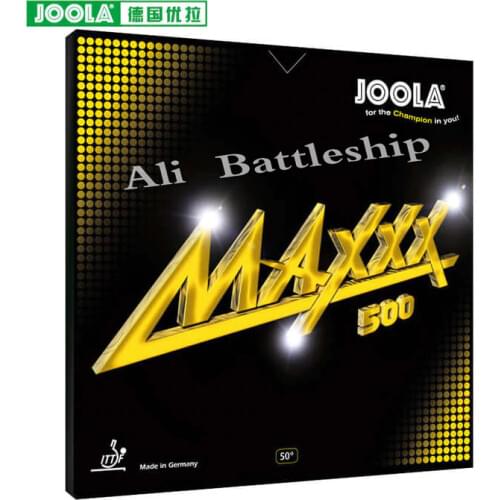 Joola MAXXX 500 (Aruna forehand, Speed & Spin) Table Tennis Rubber Pimples In With Sponge Made in Germany