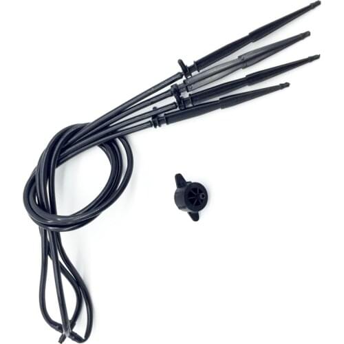 1 Pcs Straight Arrow Dripper Four Branches Micro Drip Irrigation Greenhouse With Steady Flow Device Dripper Irrigation System