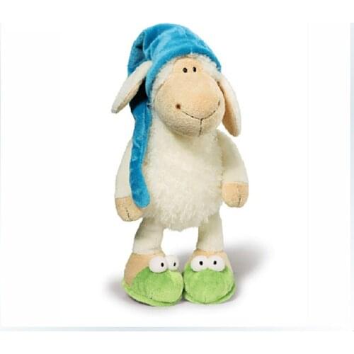 Multi-size Cute Sleepy Sheep Plush Toy Cartoon Soft Stuffed Toy Doll Lovely Birthday Christmas Gift