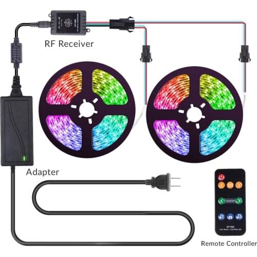 Music LED Light WS2811 Strip Dreamcolor RGB IC with SP106E RF Remote Flexible Room Bedroom Party Kitchen 5M 10M 15M 20M