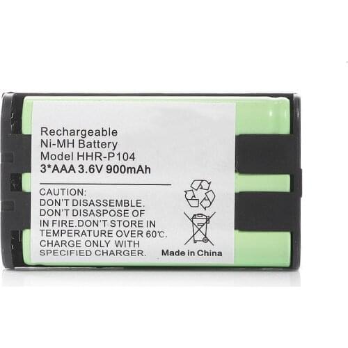 3.6V 900mah NiMH Battery For Panasonic HHR-P104 HHR-P104A/1B HHRP104 Type 29 3*AAA Ni-MH 3.6V Rechargeable Battery