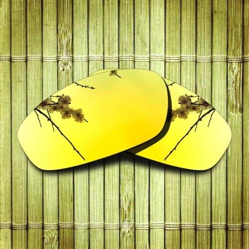 Polarized Replacement Lense For-Oakley Blender Sunglasses Frame True Color Mirrored Coating - Yellow Options