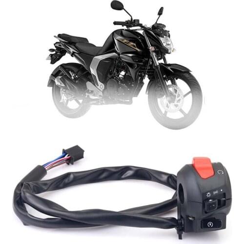Motorcycle 7/8 inch Handlebar Horn High Low Beam Turn Signal Switch Control for Yamaha FZ16 FZ-16 FZ 16