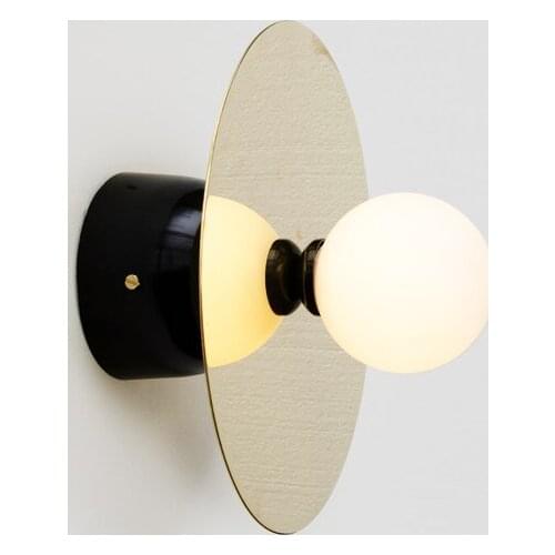 Nordic Wall Lamp Bedroom Bedside Lamp Simple Modern Creative Personality Deco Hall Aisle Bathroom Round Ball Wall Light Lighting