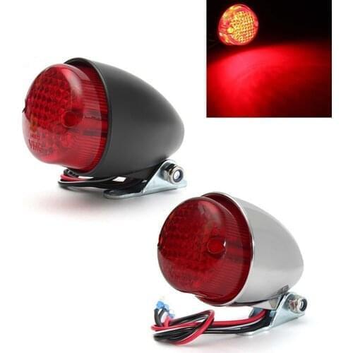 Motorcycle LED Taillight Brake Stop Light Universal 12V Motorbike Rear Light Tail Running Lamp Motorbike Brake Rear Lamp