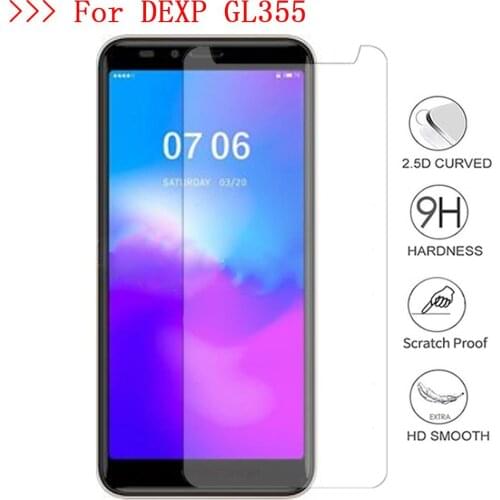 Tempered Glass For DEXP GL355 Protective Film 9H High Quality Explosion-proof LCD Screen Protector For DEXP GL 355