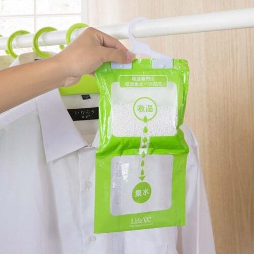 1Pcs Hanging Wardrobe Hanging Moisture Bag Closet Cabinet Wardrobe Dehumidifier Drying Agent Hygroscopic Anti-Mold Desiccant