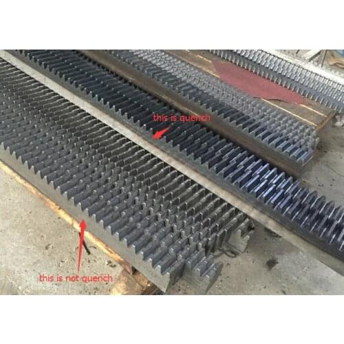 2.5M 25*25 rack gear 1500 mm meter 45# steel material good quality Quenching