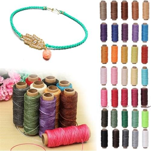 5Pcs/set 0.8mm 150D Leather Sewing Waxed Thread For Chisel Awl Shoes Luggage Repair