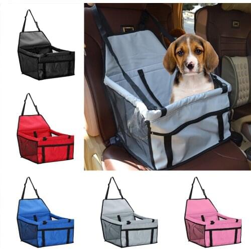 Pet Car Mat Nesh Hanging Bag Breathable Waterproof Double Layer Pet Car Bag Portable Cat And Dog Traveling Bag Safety Folding