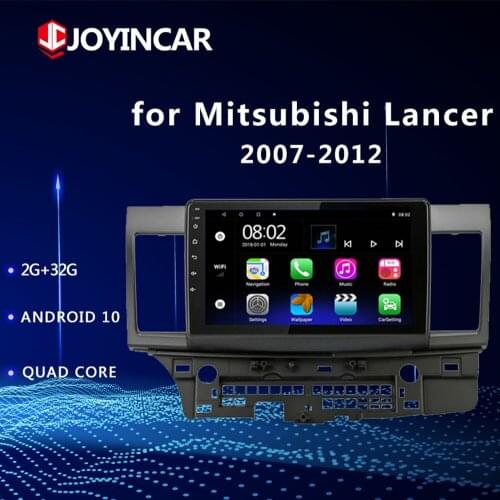 2G+32G Android 10.1 Car Multimedia player For Mitsubishi Lancer 2007-2012 10.1 inch 2 DIN radio Video audio RDS WIFI mirror link