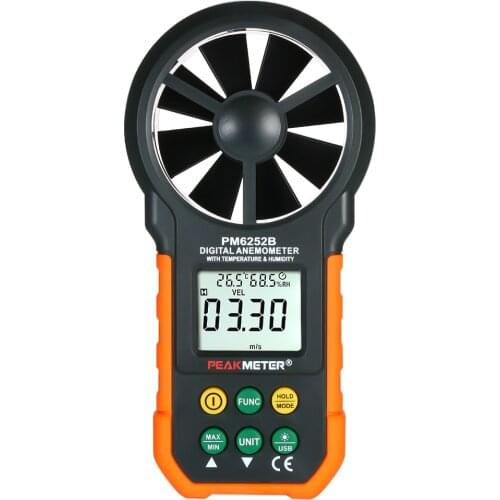 Digital Anemometer Wind Speed Meter Air Volume/Temperature/Humidity for Weather Data Collection Outdoors Sailing Surfing Fishing