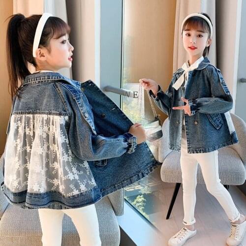Girls Babys Kids Coat Jacket Outwear 2021 Lace Winter Autumn Thicken Warm Overcoat Top Outdoor Sport Childrens Clothing