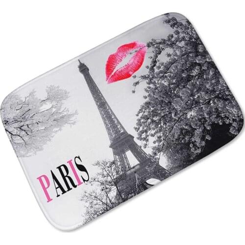 Printed Flannel Non Slip Door Mat Shoes Off Welcome Doormat Modern Home Kitchen Living Room Bedroom Floor Mats Washable