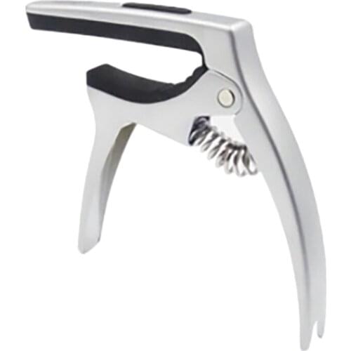 Orphee Guitar Capo for Acoustic Electric Guitar Made of Alloy with Pick Holder and Guitar Pin Puller 3 in 1 Function