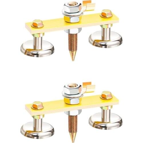 Hot Welding net Head, netic Welding Support Clamp, Copper Tail Welding Stability, Strong netism Large Suction 2Pcs